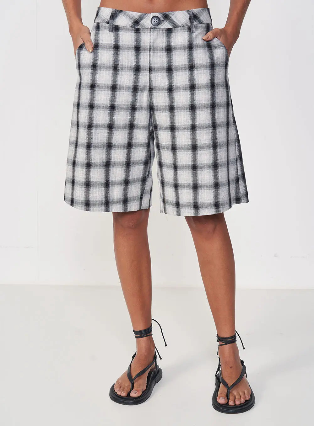 Jade Plaid Shorts