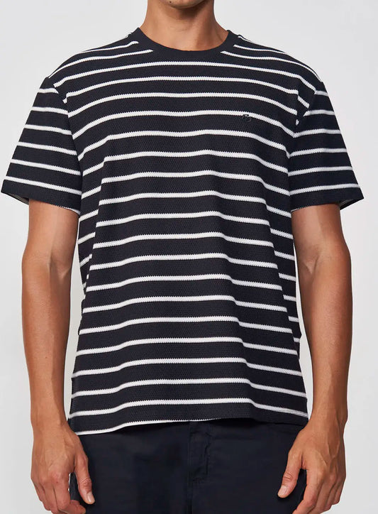 Maglietta a righe urbane testurizzate