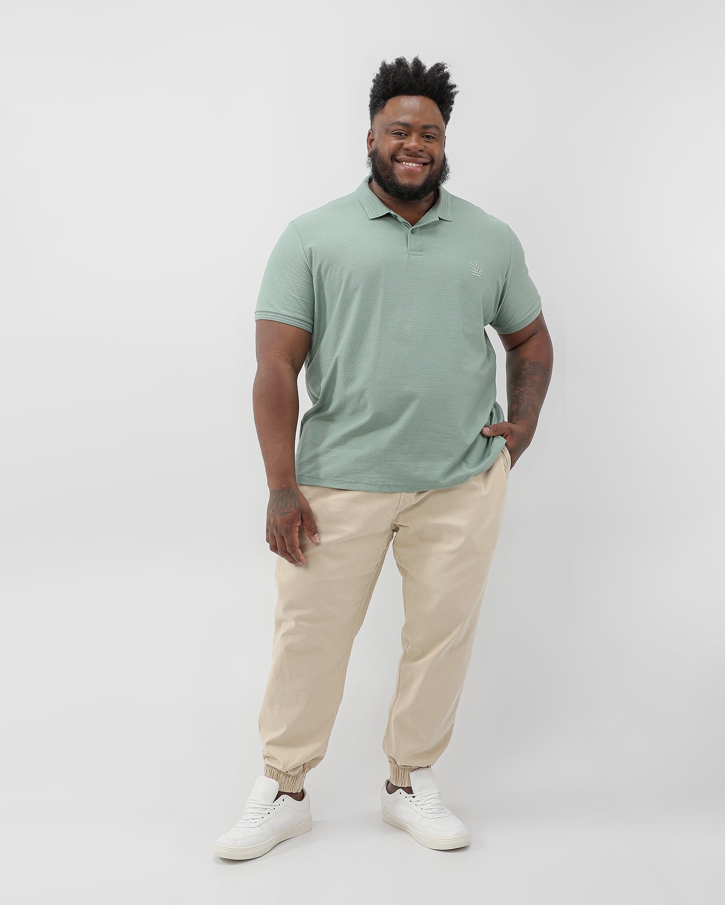 Jeans Jogger Bege Plus Size Masculino | Jeans Pool