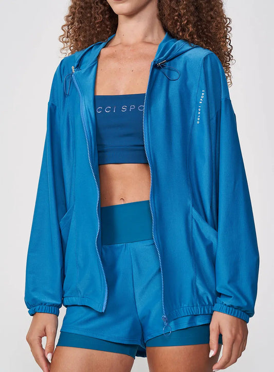 Chaqueta azul Entrenador