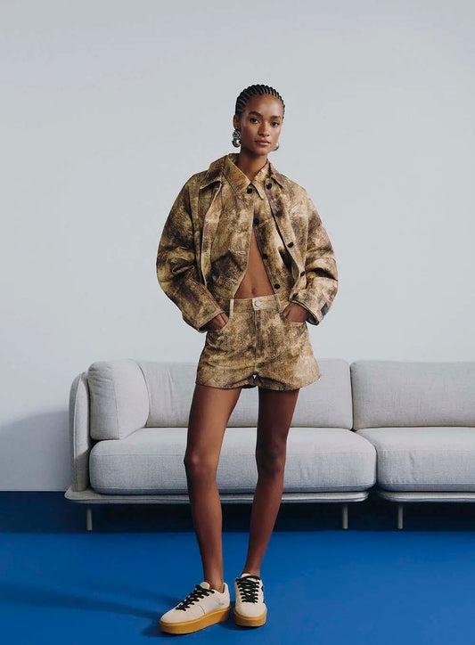 Printed Cancun Twill Shorts