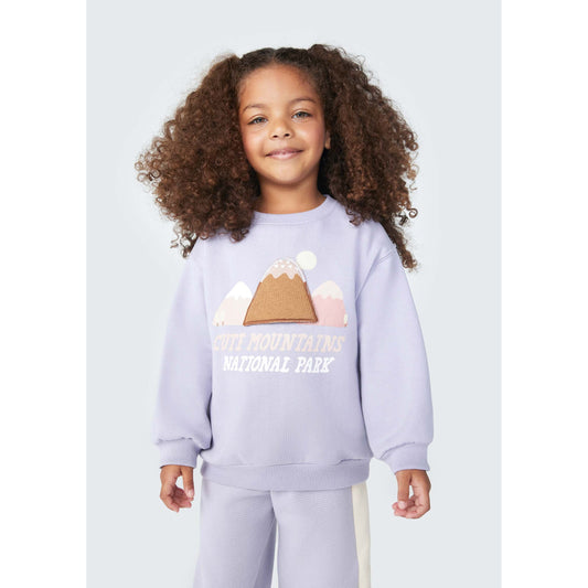 Sudadera de forro polar para niña pequeña