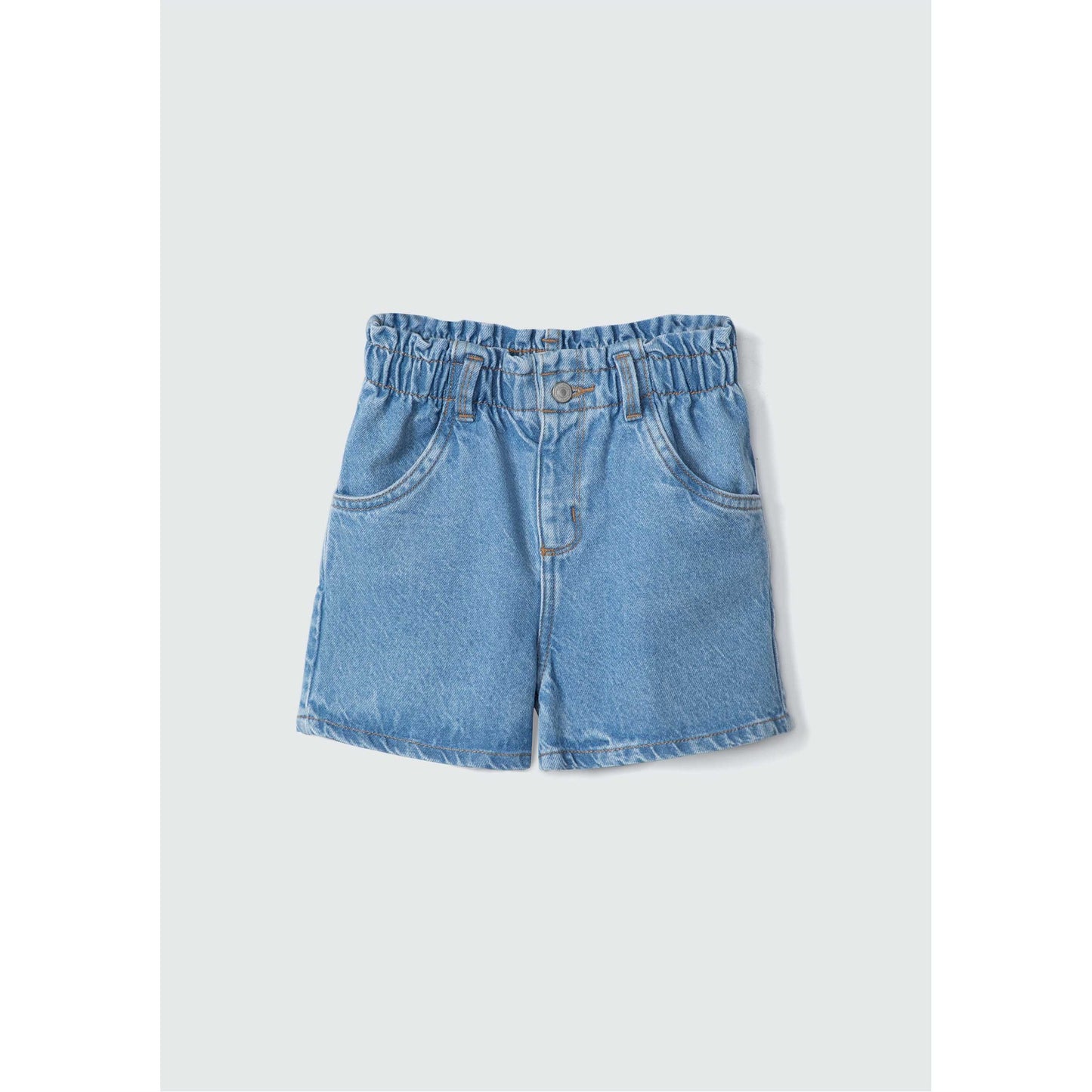Pantaloncini Clochard in denim per bambina