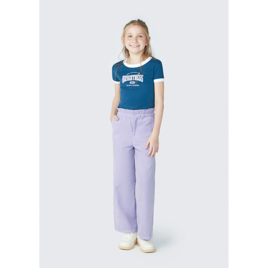 Girls' Velvet Clochard Pants