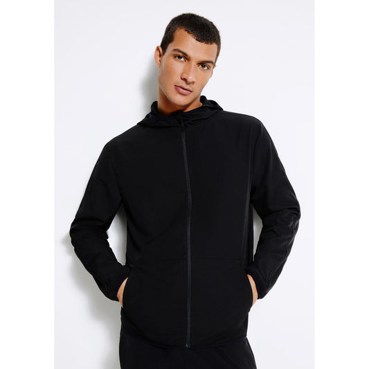 Giacca sportiva Basic da uomo con cappuccio