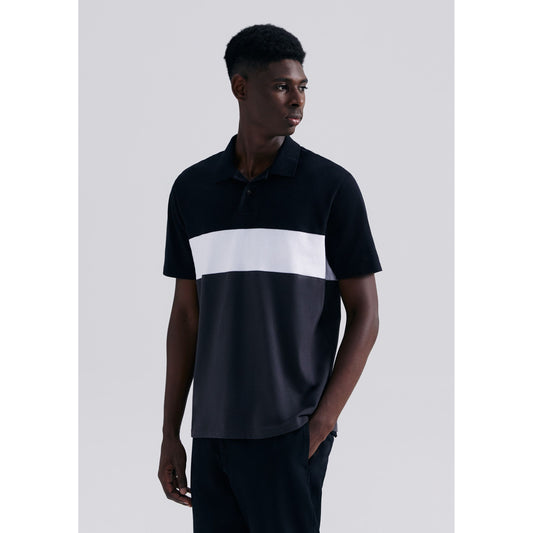 Polo da uomo con pannelli comfort