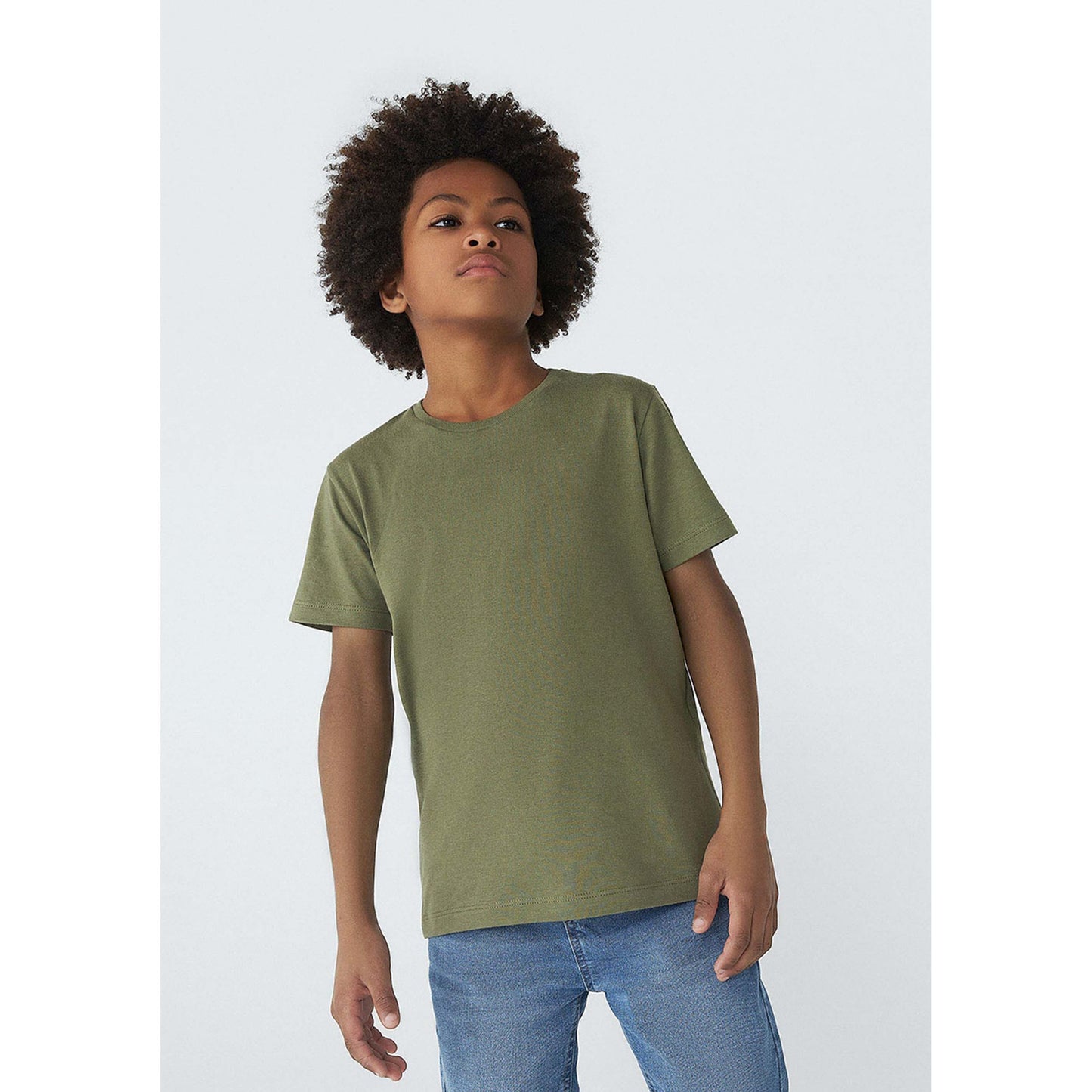 Maglietta Basic Slim Fit a maniche corte da ragazzo