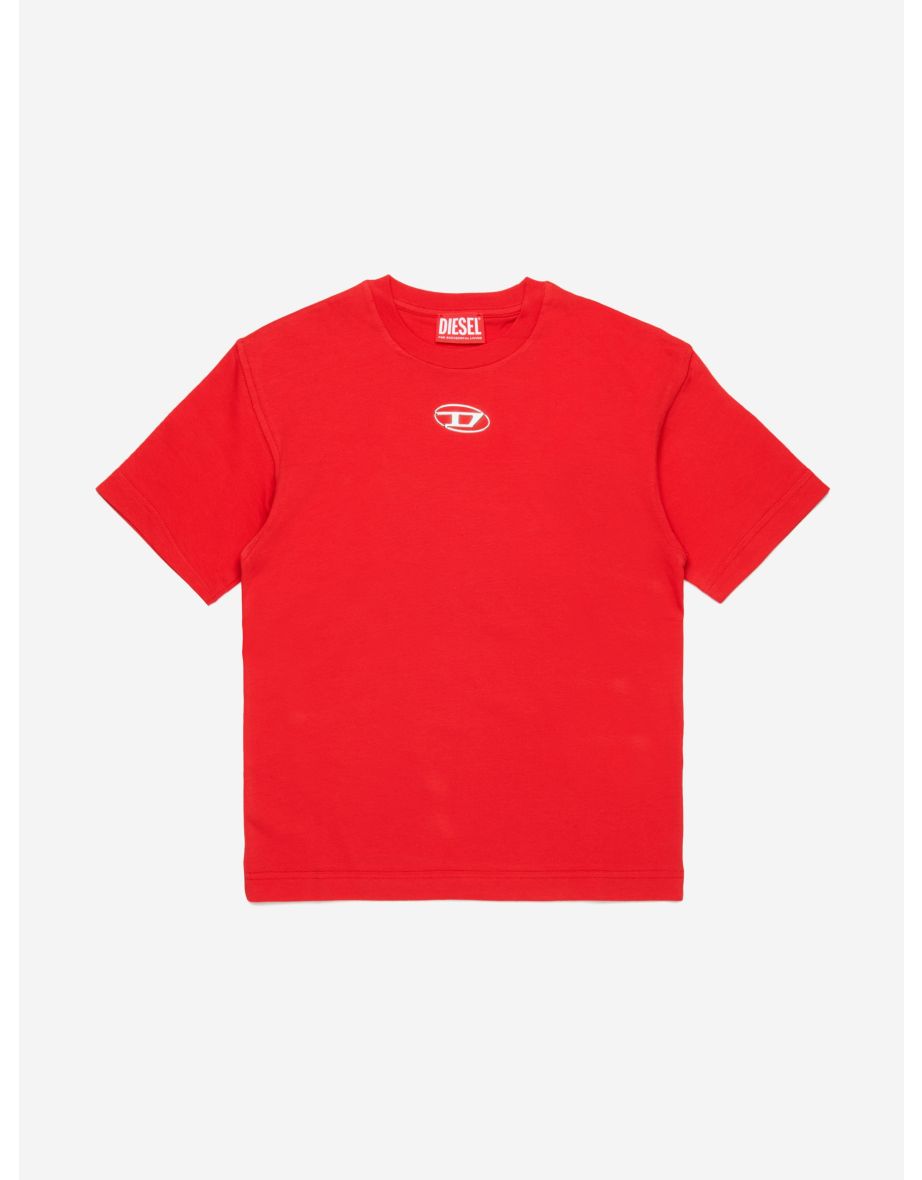 Boys' Red Oval D T-Shirt