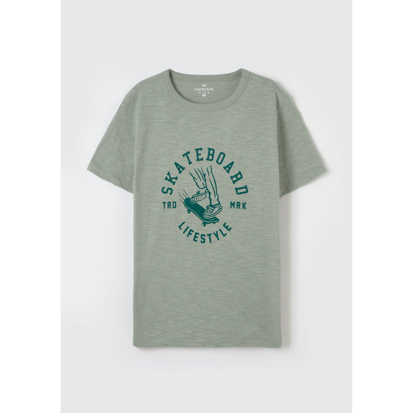 Maglietta Slub stampata da ragazzo