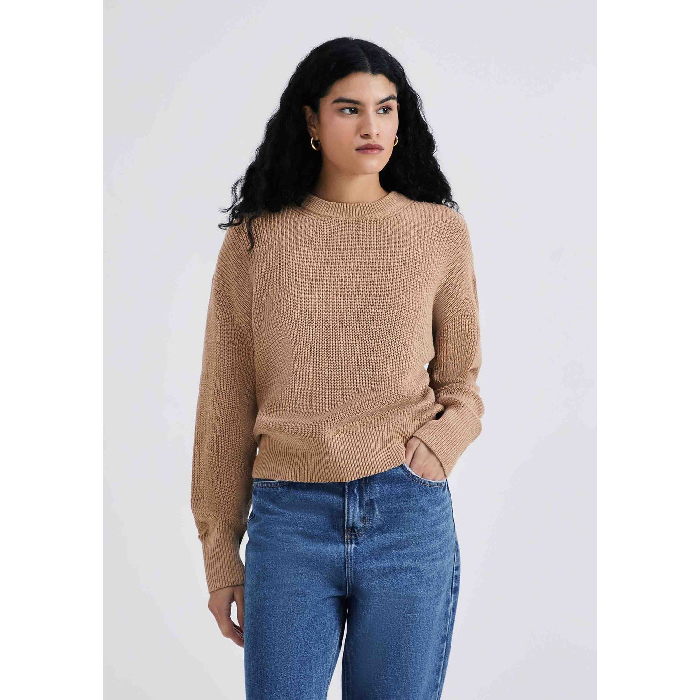 Jersey de punto de algodón para hombre