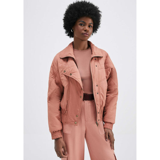 Chaqueta de hombre con cuello alto, nailon