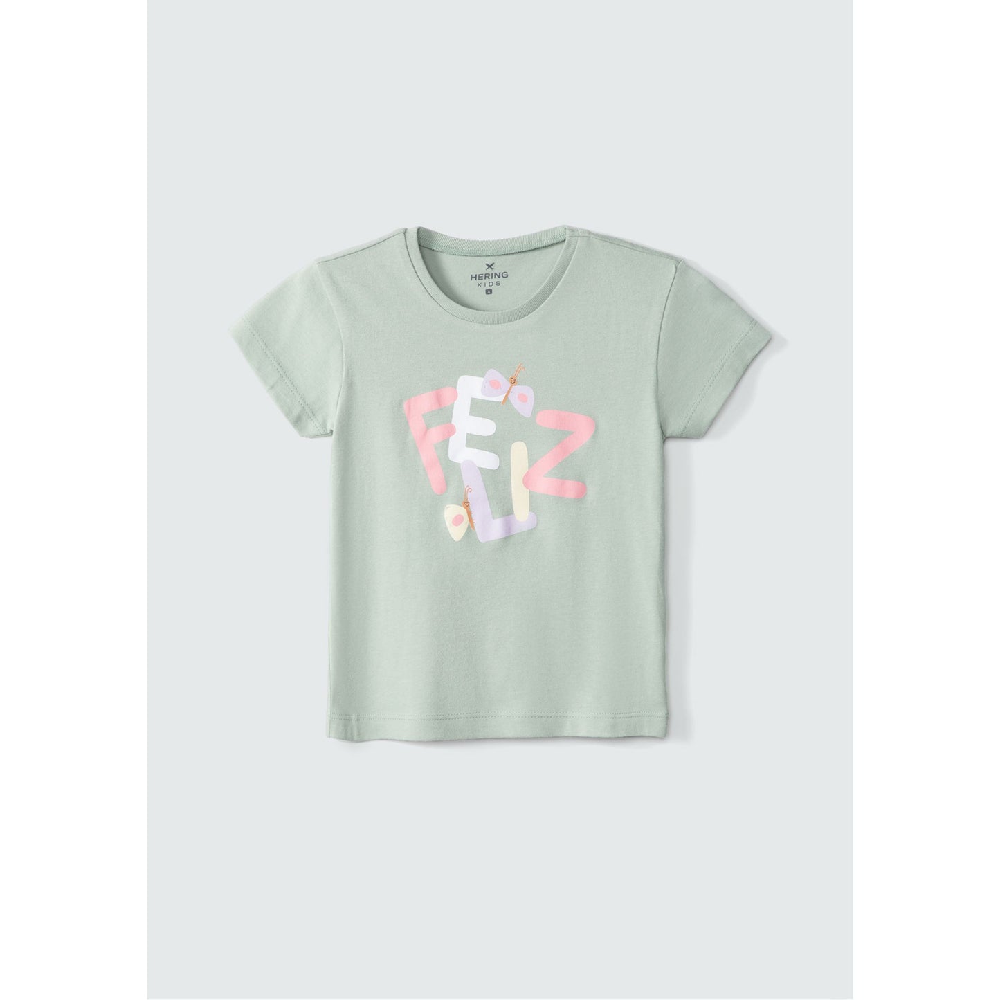Top estampado para niña pequeña