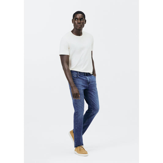 Pantaloni Denim Slim Fit T400 da uomo
