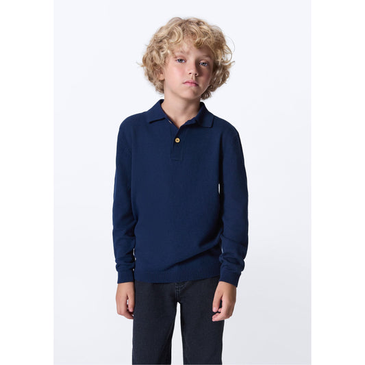 Maglione a maglia regolare da ragazzo