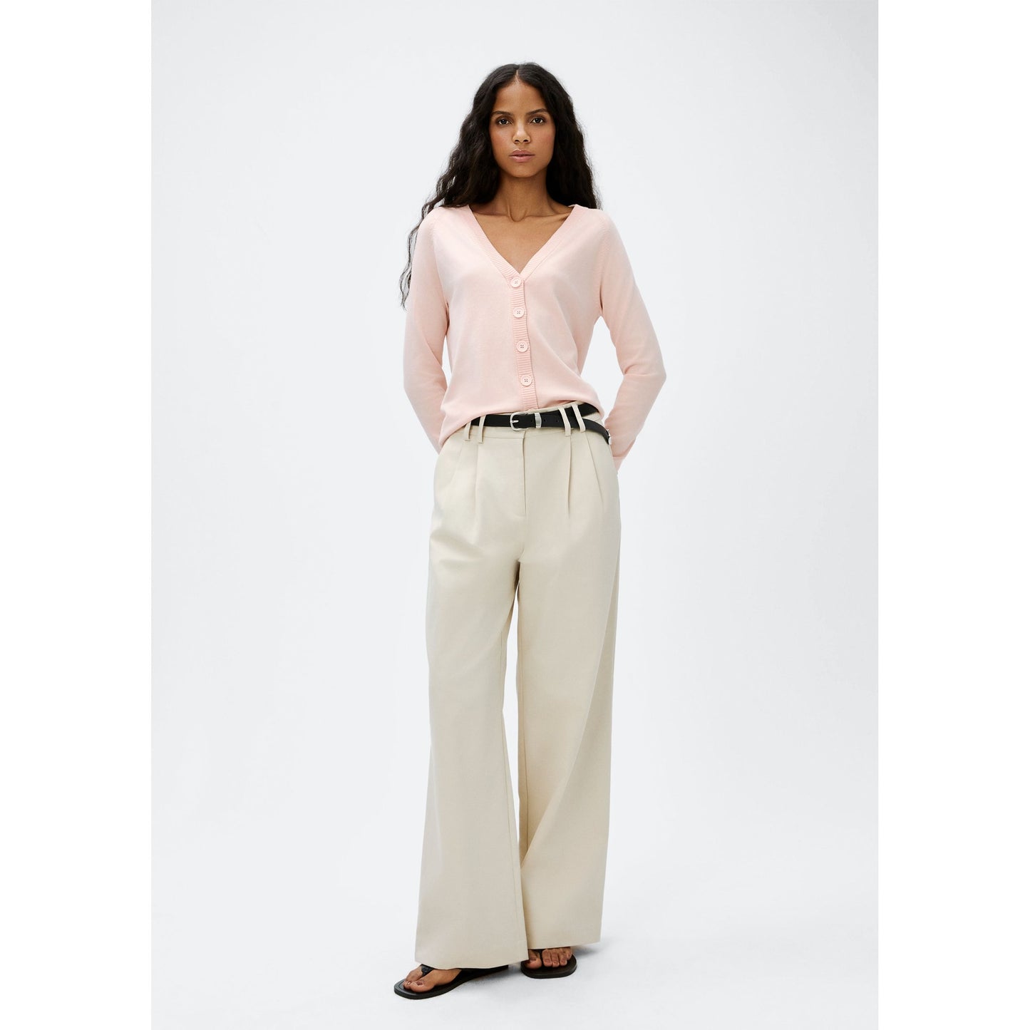 Chaqueta de punto de lana para hombre