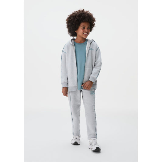 Calça masculina de ajuste regular com bolsos
