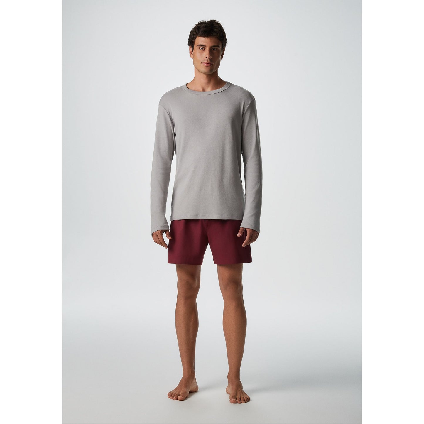 Camiseta acanalada para hombre