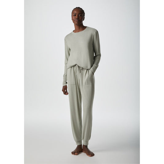 Pijama largo de punto para hombre