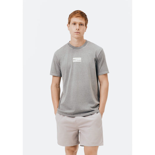 Maglietta a maniche corte ricamata da uomo