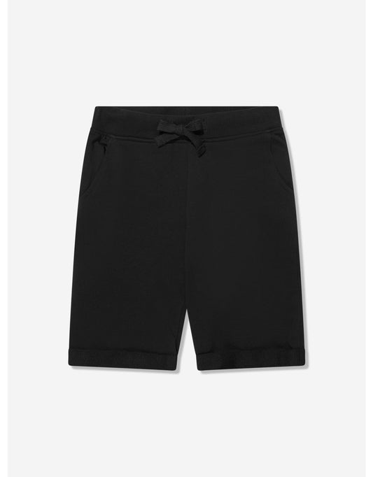 Shorts de moletom com a marca para meninos