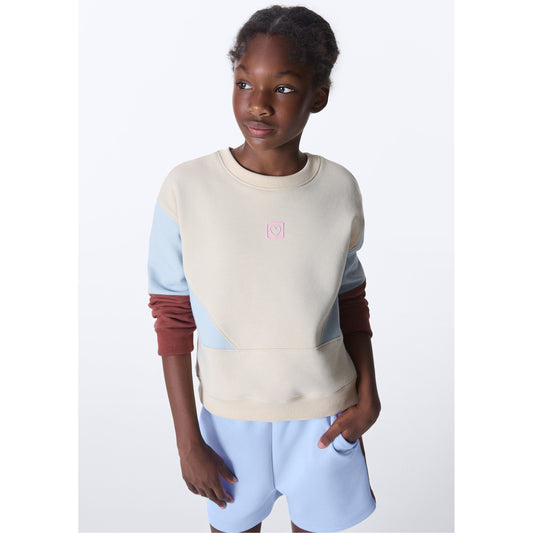 Sudadera con forro polar para niña