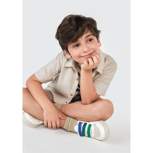 Boys' Short Sleeve Linen Shirt