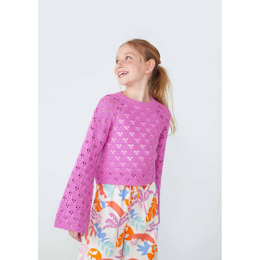 Jersey de punto para niña
