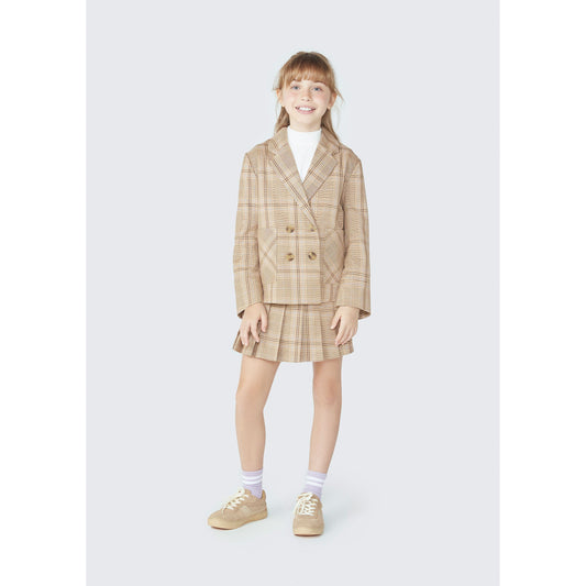 Girls' Plaid Blazer