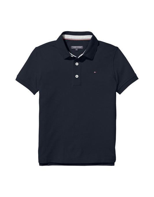 Polo de manga corta en mezcla de algodón