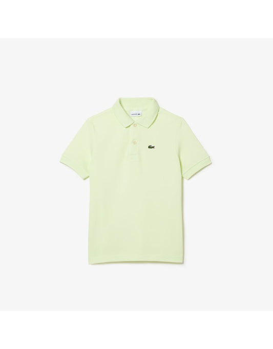 Boys' Lacoste Juniors Regular Fit Yellow Polo Shirt