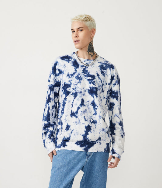 Sudadera Tie-Dye azul