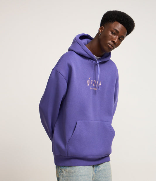Felpa grafica viola Nirvana In Utero