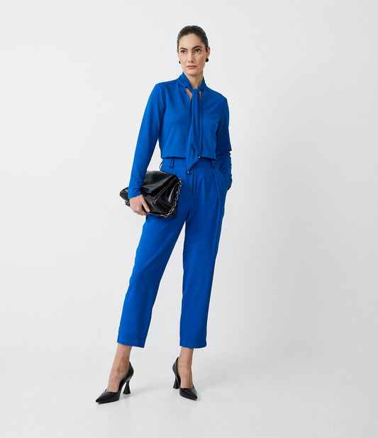 Calça Blue Carrot com zíper frontal