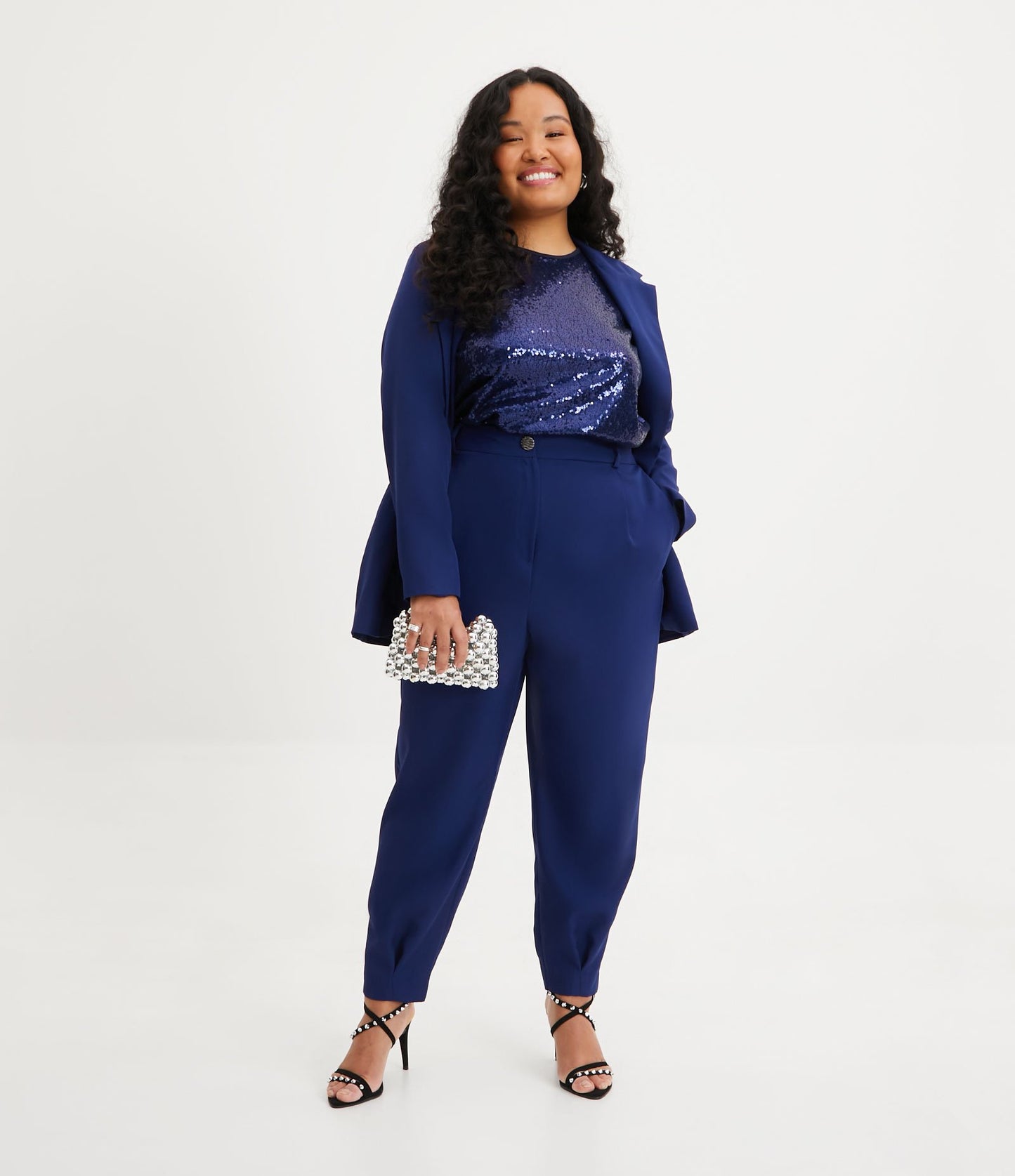Pantaloni sartoriali blu - Curve e taglie forti