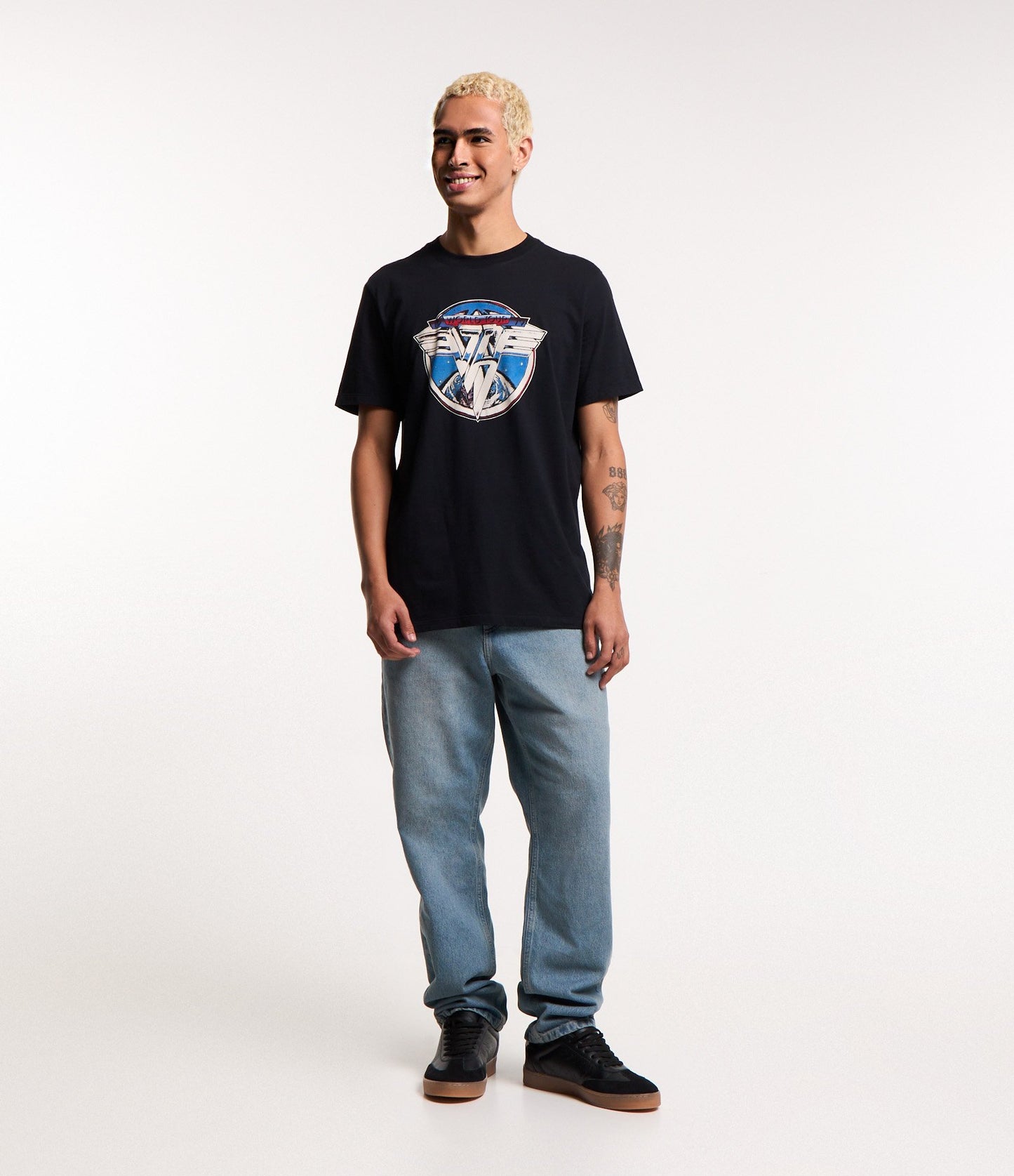 Camiseta Van Halen Black Cotton Comfort com estampa