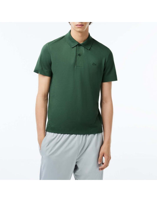 Camisa polo masculina Lacoste Regular Fit Movement Piqué - Verde