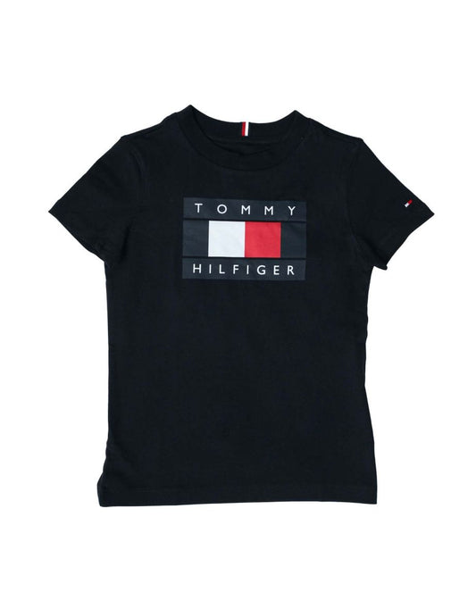 Boy's Tommy Hilfiger Flag T-Shirt - Blue