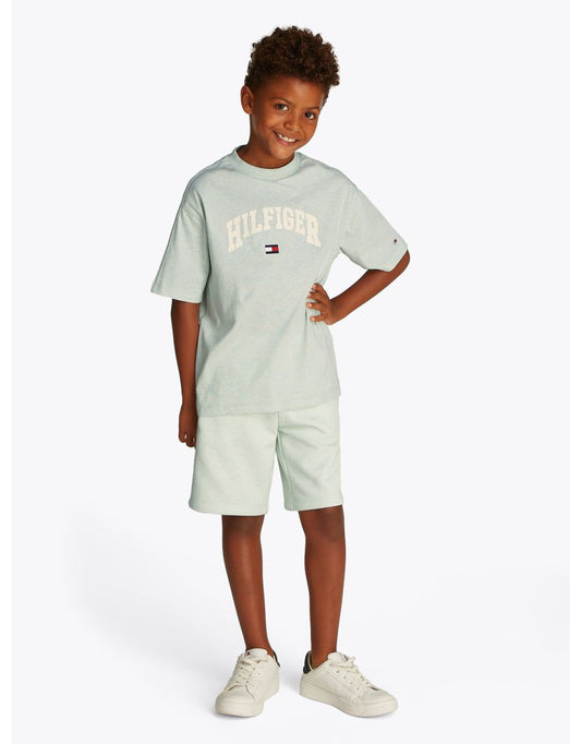 Camiseta Varsity Tommy Hilfiger para meninos, verde