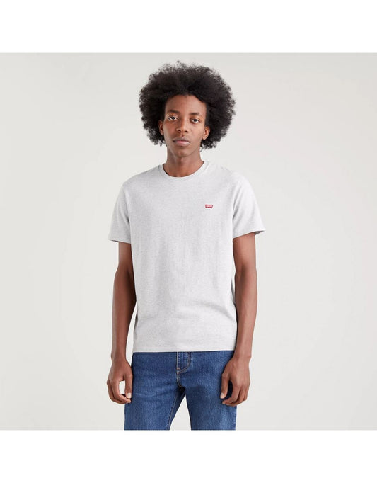 Camiseta de cuello redondo de algodón Chesthit con logotipo bordado