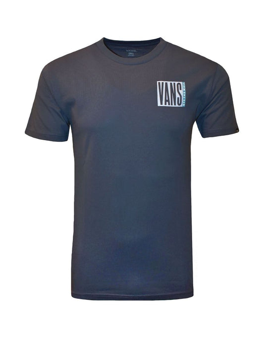 Maglietta Vans Uomo Indigo a manica corta e girocollo in cotone casual