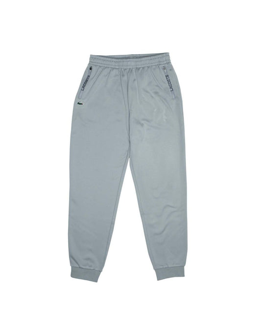 Calça de trilha Lacoste cinza de poliéster para menino