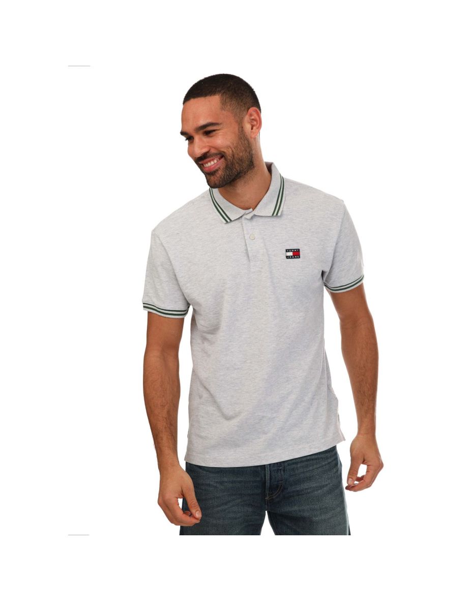 Polo Tommy Hilfiger Gris Hombre