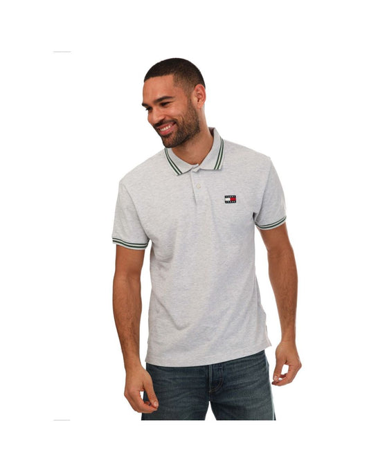 Polo Tommy Hilfiger Gris Hombre