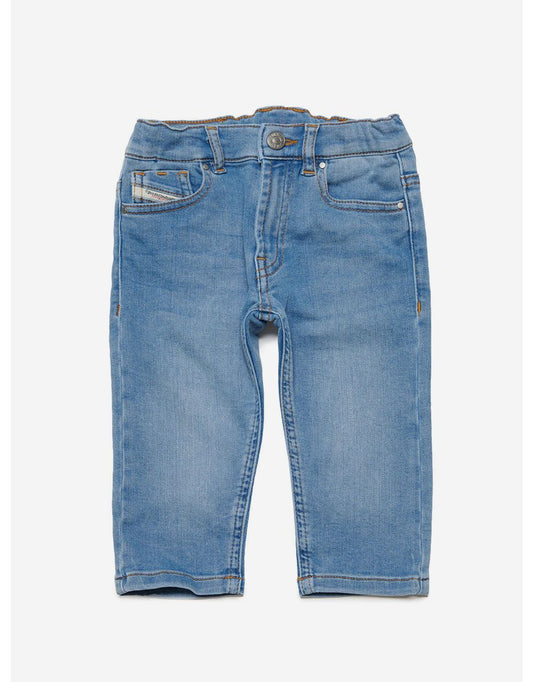 Jeans blu baby dal taglio regolare
