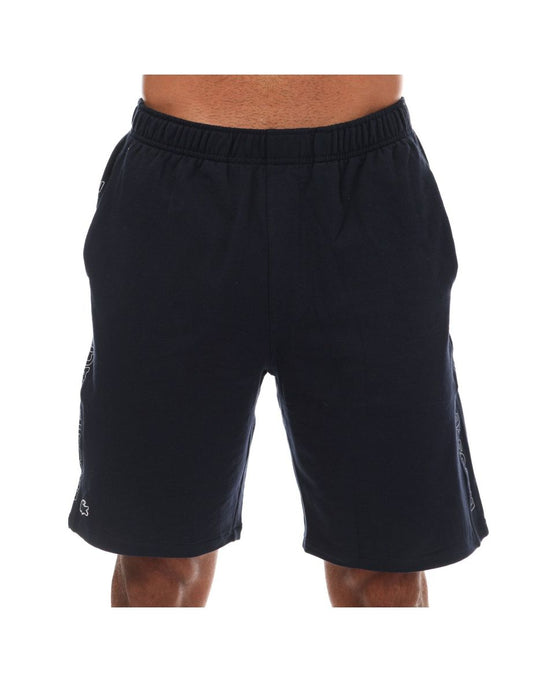 Pantaloncini Lacoste Lounge da uomo con logo in blu