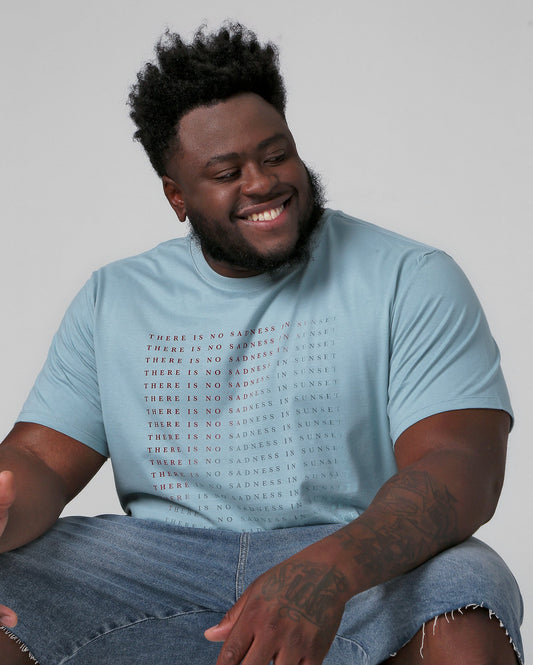 Camiseta masculina plus size com letras azuis - Pool By Riachuelo