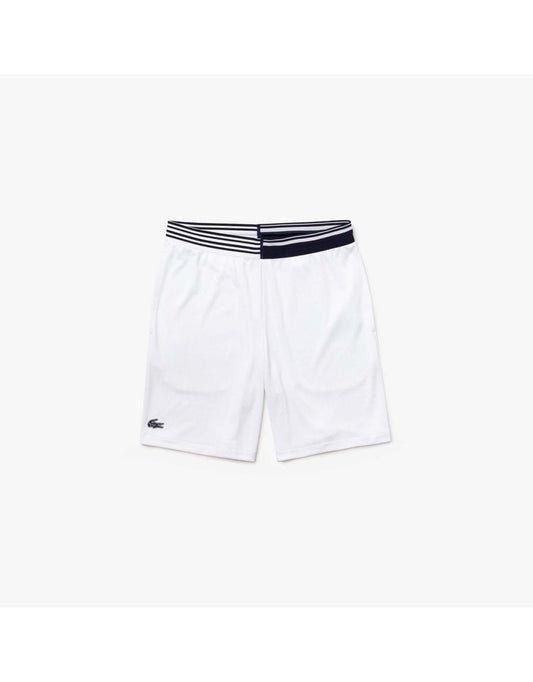 Pantaloncini Lacoste da uomo con motivo pied-de-poule traspirante