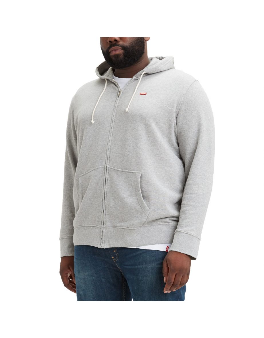 Sudadera con capucha Levi's Classic House Mark Zip Gris para hombre