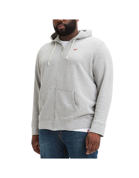 Sudadera con capucha Levi's Classic House Mark Zip Gris para hombre