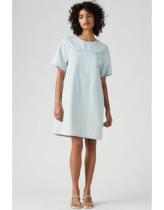Vestido de camiseta jeans